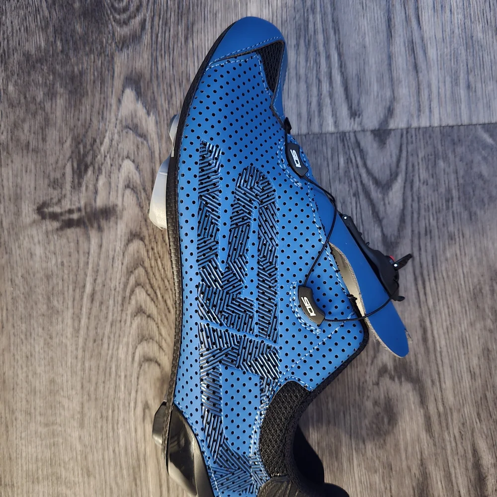 Men's Blue Athletic Cycling Shoes " Excellent Peloton Bike Shoes. - Picture 6 of 8